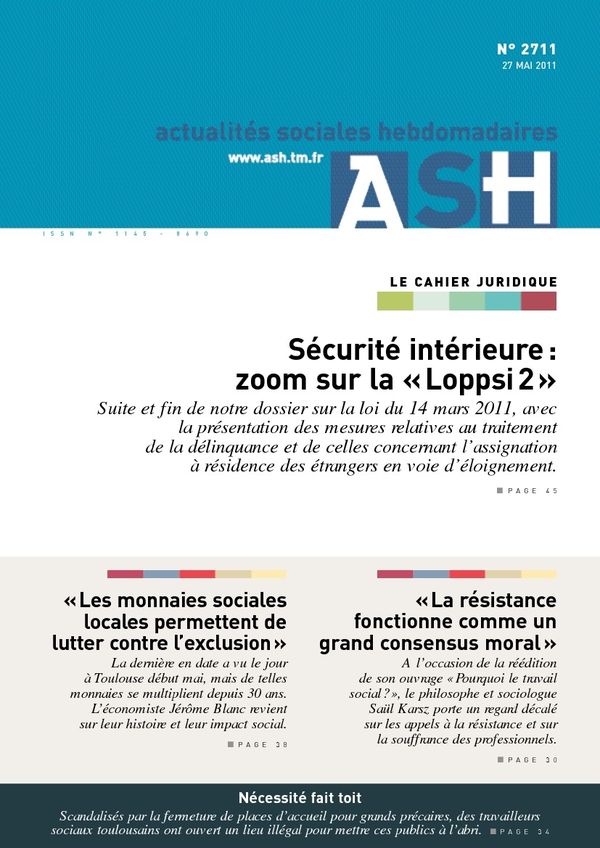 Couverture magazine 2711
