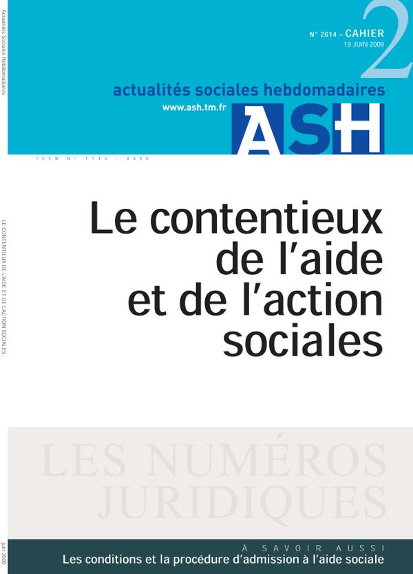 Le contentieux de l’aide et de l’action sociales