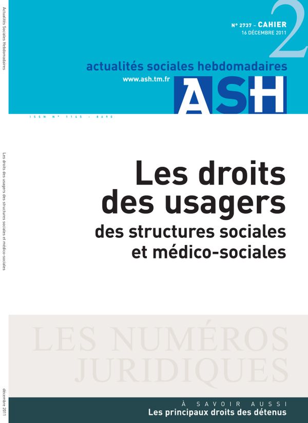 Les droits des usagers des structures sociales et médico-sociales