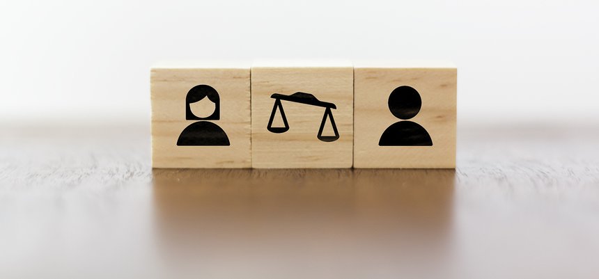 Inequality between man and woman concept