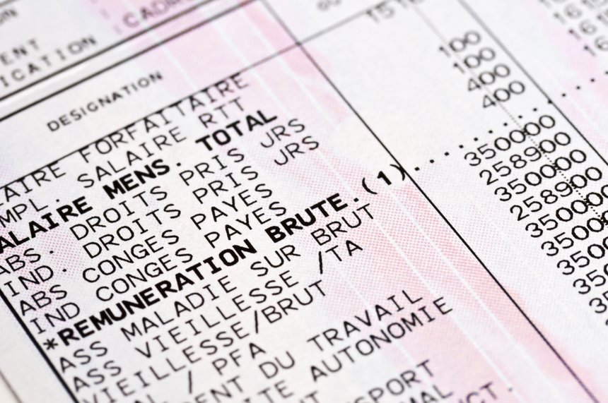 Bulletin de salaire franÃ§ais, fiche de paie, charges et cotisation sociales, rÃ©forme de la retraite