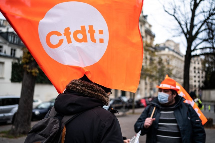FRANCE-SOCIAL-GENERAL ELECTRIC WORKERS AT THE NATIONAL ASSEM