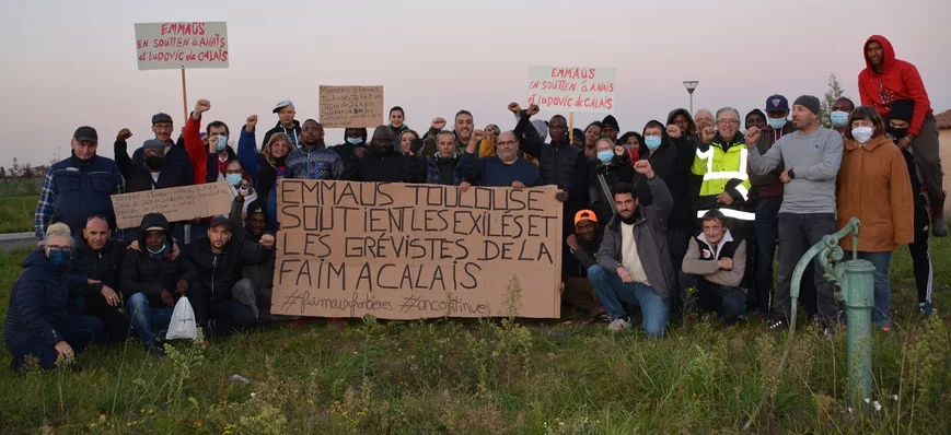 Migrants à Calais : 300 membres d’Emmaüs jeûnent 2