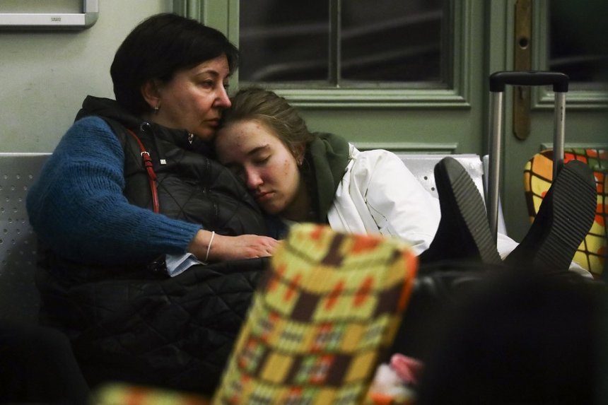 People Arrive In Poland After Fleeing Ukraine
