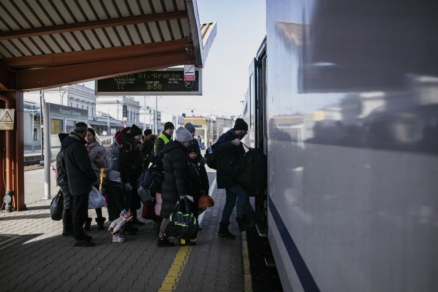 POLAND-SOCIAL-THE RAILWAY STATION IN PRZEMYSL REFUGE FOR UKR