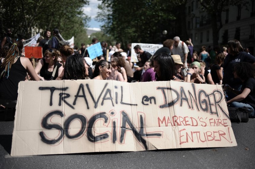 Manifestation travail social