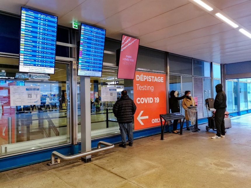 FRANCE-COVID 19 AND AIRPORT ILLUSTRATION