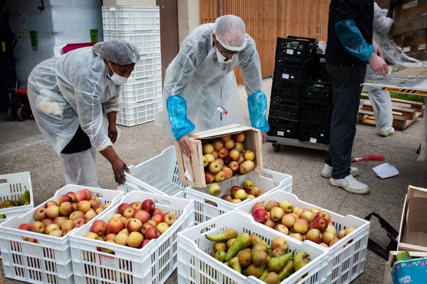 FRANCE-SOLIDARITY-EMMAUS-FOOD-COVID 19