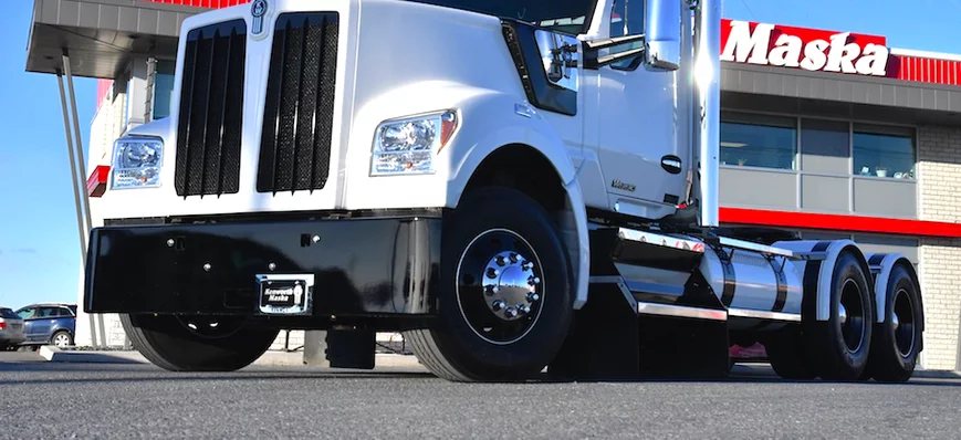 Un Kenworth chauffé à blanc