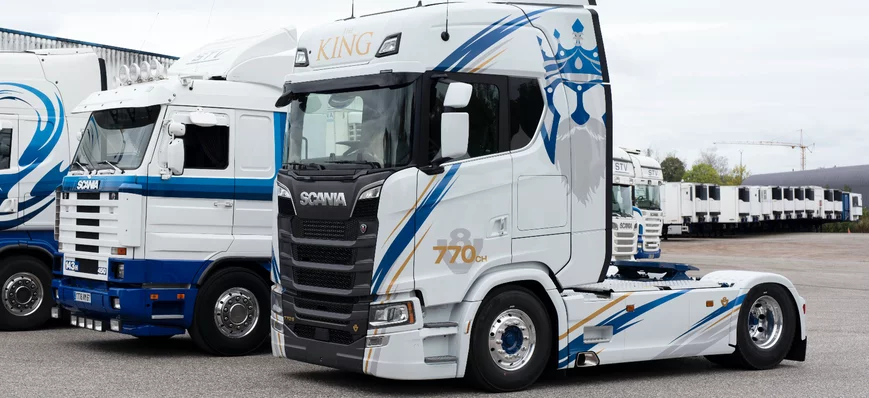 Le premier Scania V8 770 ch est pour les Transport
