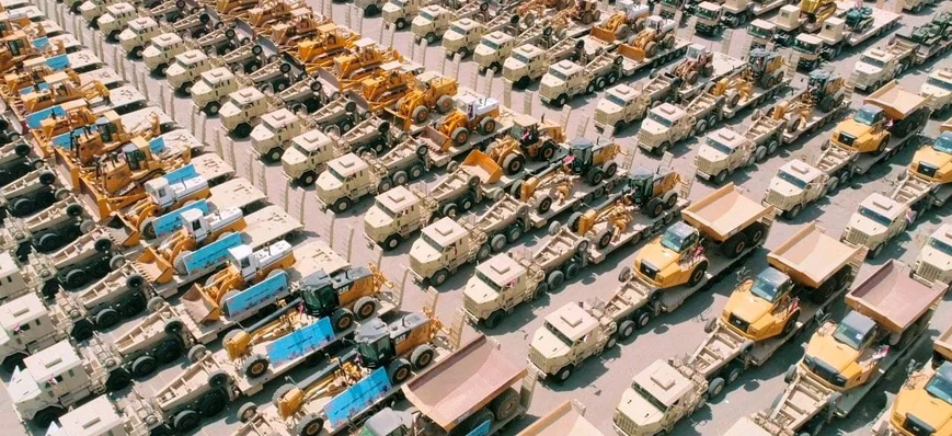Camions militaires : l’invincible armada égyptienn