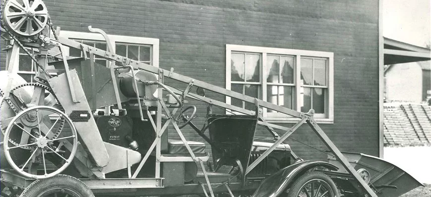 Bétonnière d’antan et malaxeur d’aujourd’hui