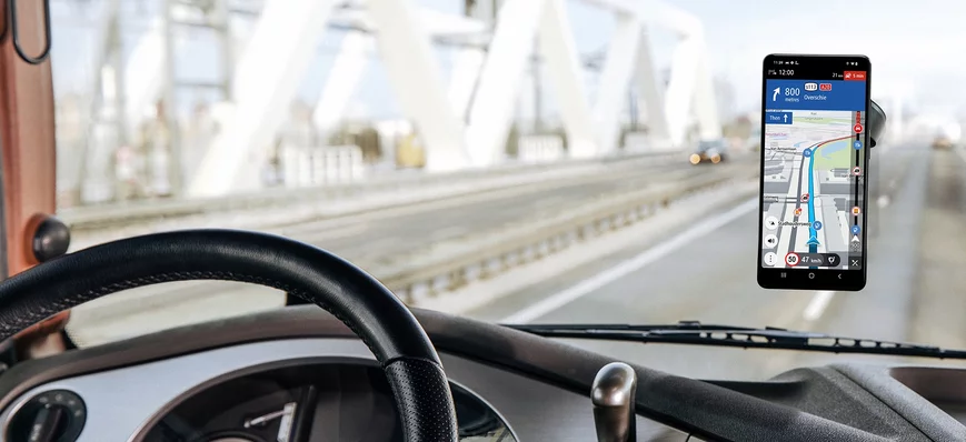 Appli TomTom GO, navigation pour les camions