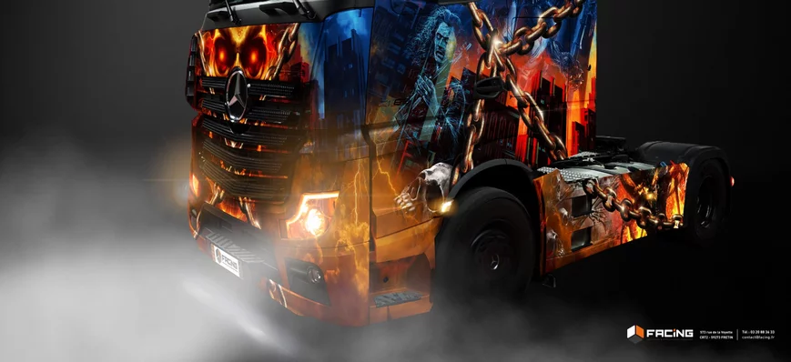 Jeu concours de Mercedes autour de l'Actros des 24