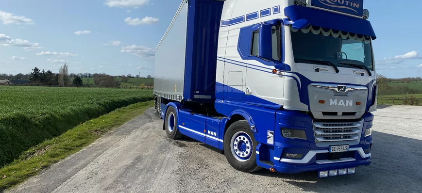 Voici le premier MAN TGX des transports Houtin (53