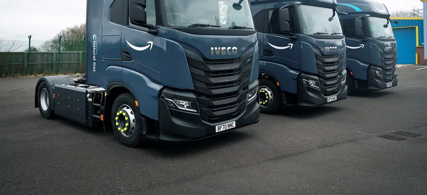 Iveco vend 1000 camions S-Way au gaz à Amazon