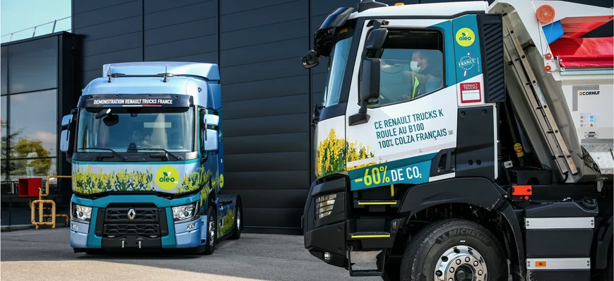 Renault Trucks lance l'option B100 Irréversible