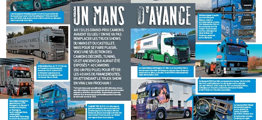 Un truck show en distanciel avec 65 camions décoré