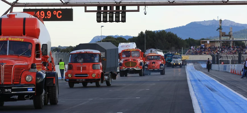 GP du Castellet : les camions anciens participant 
