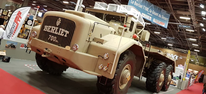 Berliet T100 au salon Rétromobile : émotion autour