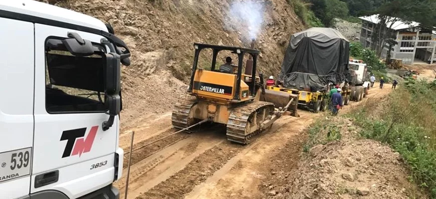 Convois : l’exceptionnel en Colombie, c’est du spo
