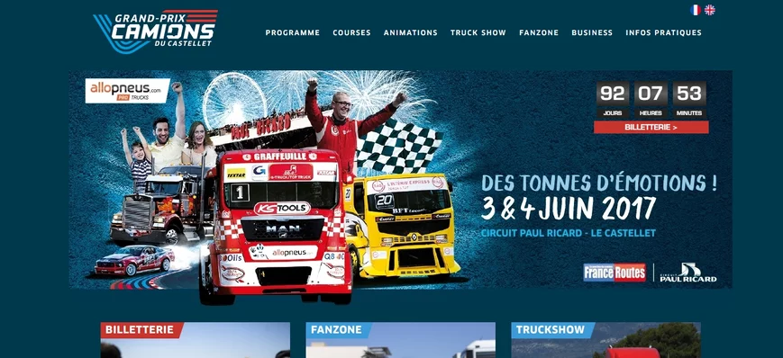 Grand Prix Camions du Castellet : un nouveau site
