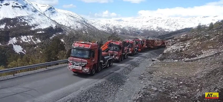 Exceptionnel lourd en Norvège