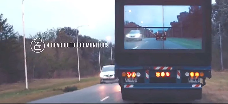 Samsung lance le camion transparent