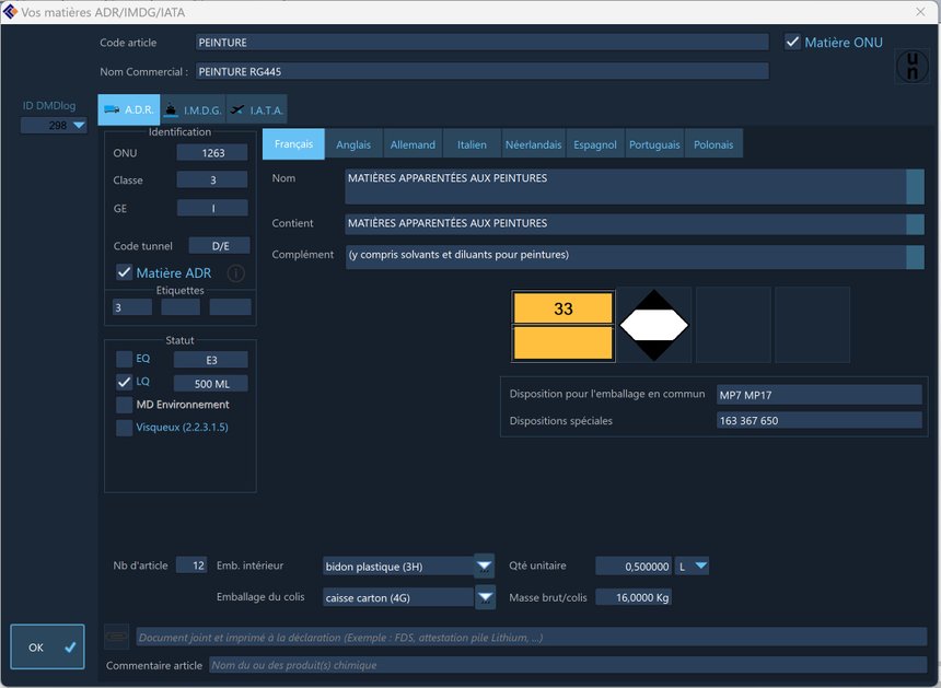 Le produit phare des solutions de Soft&Co est DMDlog, un outil de gestion des documents de transport de marchandises dangereuses. © Soft&Co