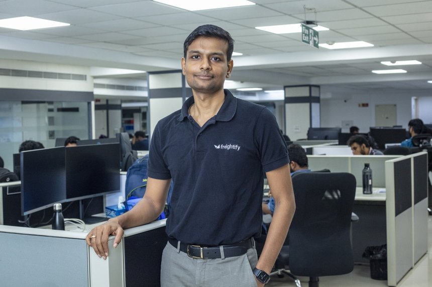 Raghavendran Viswanathan, le fondateur et Pdg de Freightify. © Freightify