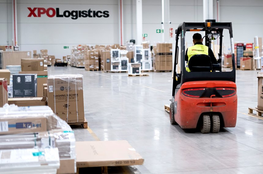 Le nouveau site de Lomme vient renforcer le réseau de distribution palettisée de XPO en France. © XPO Logistics