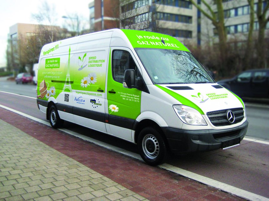 Van Speed Distribution Le Roy Logistique gaz
