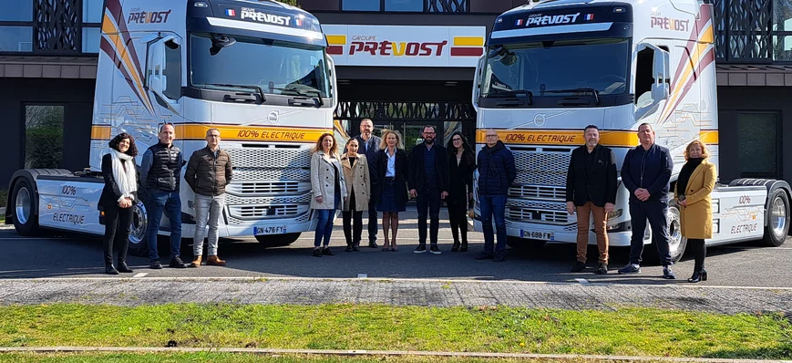 Le groupe Prévost acquiert 3 Volvo FH Electric