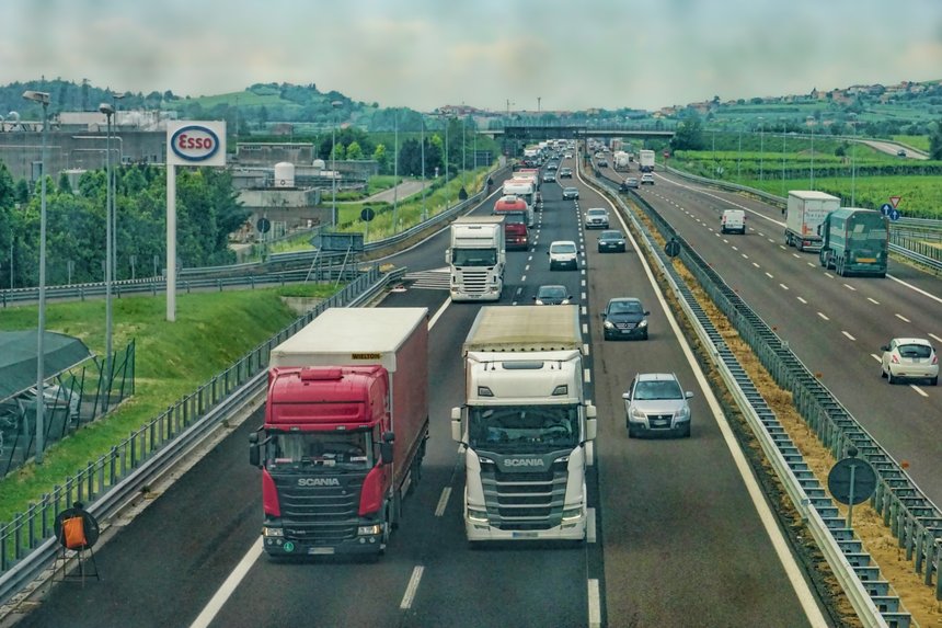 Camions autoroute