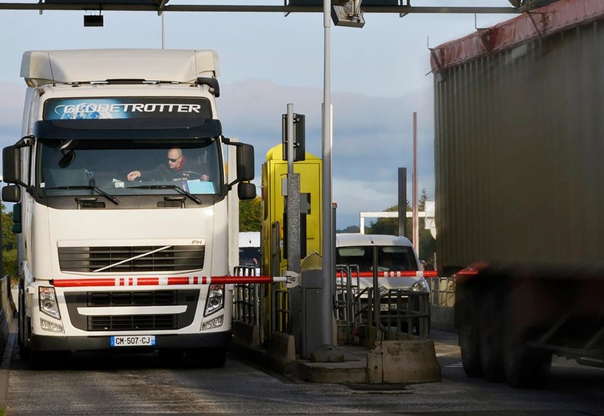 Péage routier Camion