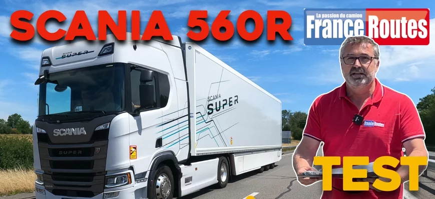 Vidéo : essai du Scania 560 R, camion économe et c