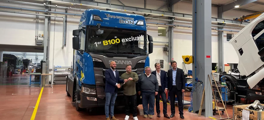 Le premier Scania roulant au biocarburant va aux t