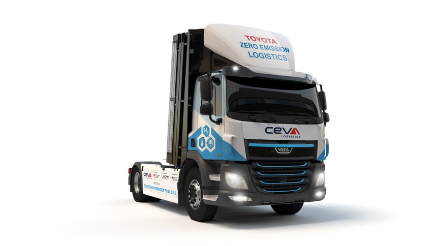 Tracteur Hydrogène Prototype Toyota Ceva