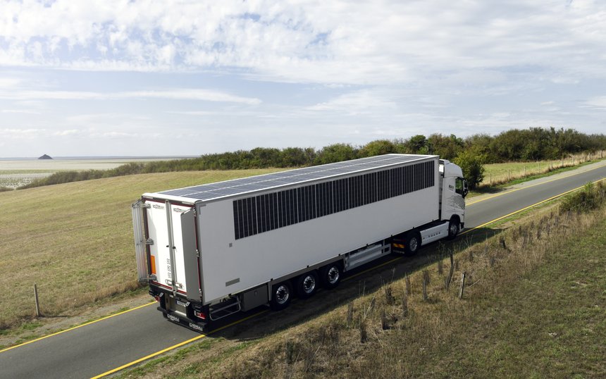 Remorque frigo photovoltaïque Chéreau Sono Motors
