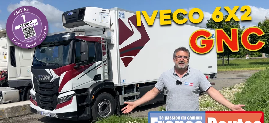 Essai d'un porteur Iveco S-Way au gaz