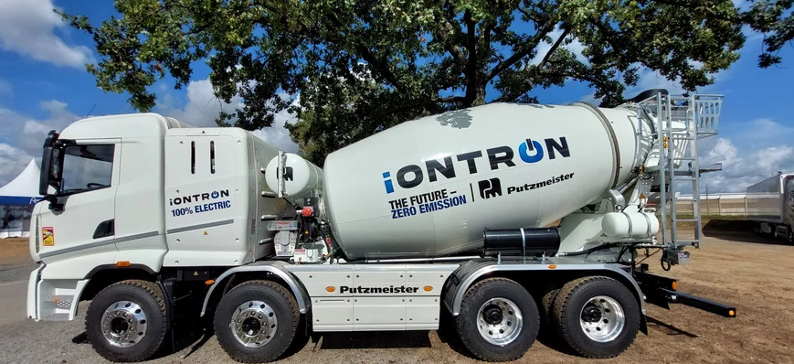 Le premier camion toupie électrique chinois arrive