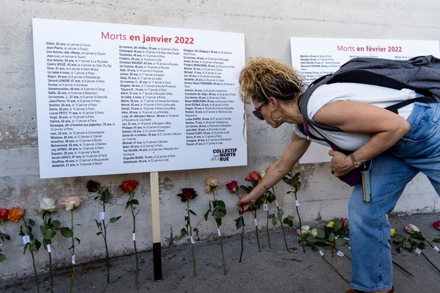 Mort rue sans abri logement hébergement santé mentale maladie JO