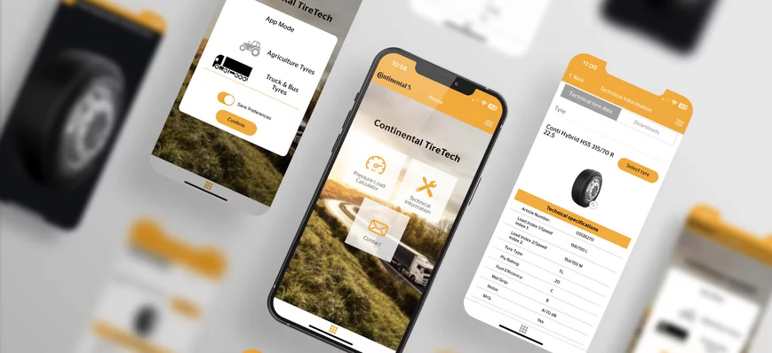 Continental décline l'appli Tire Tech sur la press