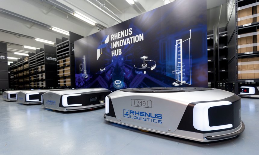 Chariots automatisés Rhenus Logistics