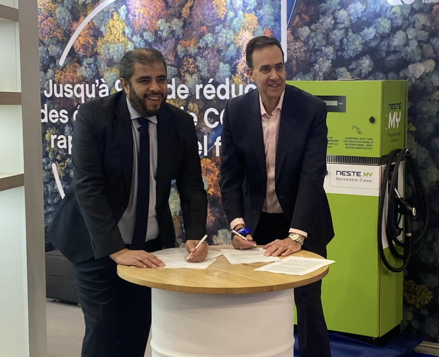 Signature accord Neste Altens Solutrans 2023