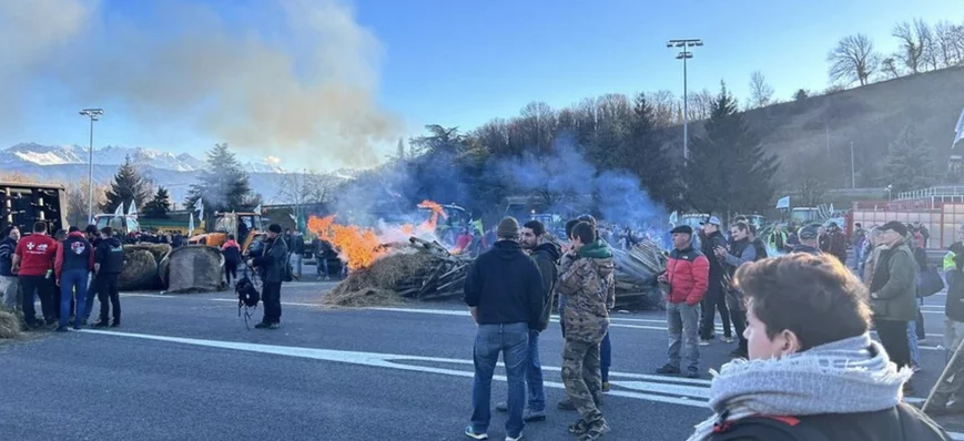 Blocages des agriculteurs : les entreprises du TRM