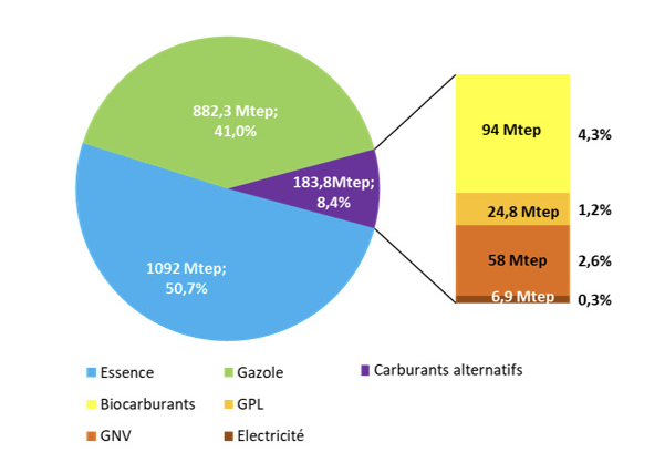 Panorama 2023 IFPEN Carburants transport routier
