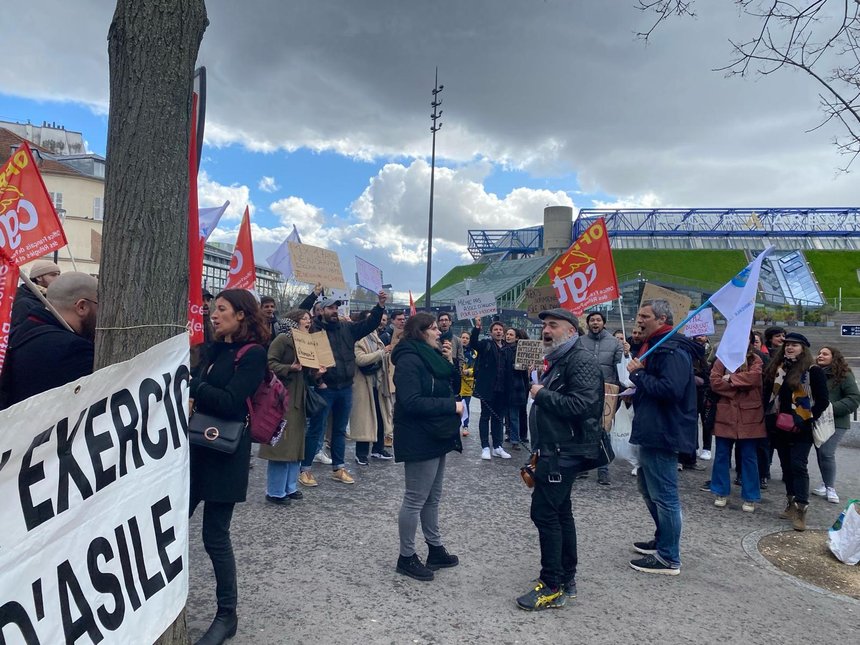 Ofpra droit d'asile grève cgt agent de protection protection internationale réfugiés gouvernement