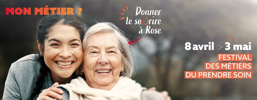 Affiche du Festival des Métiers du Prendre Soin 8-04 au 03-05