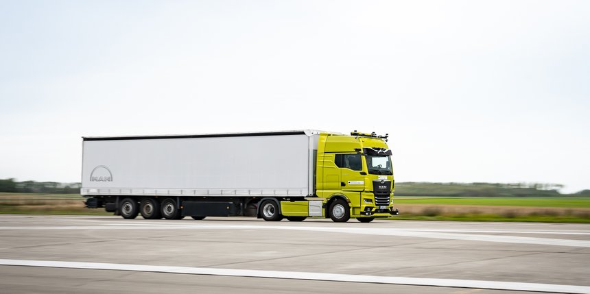 Essais Camions autonomes MAN
